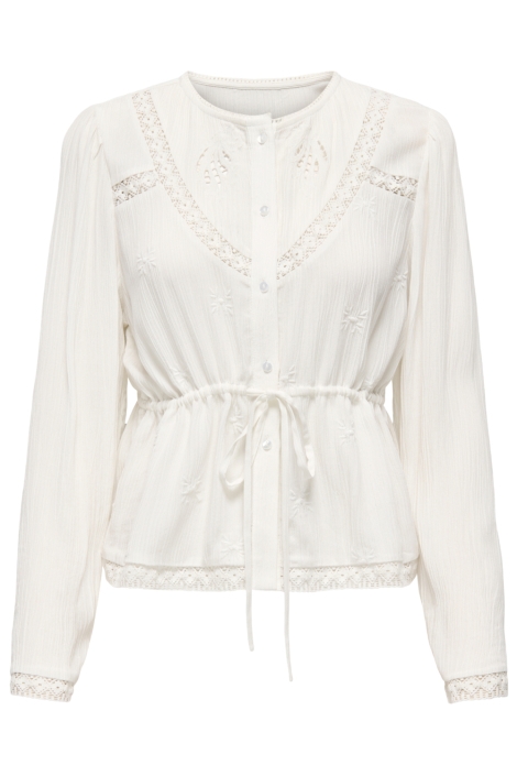 Jacqueline de Yong witte dames blouse | Vooraanzicht