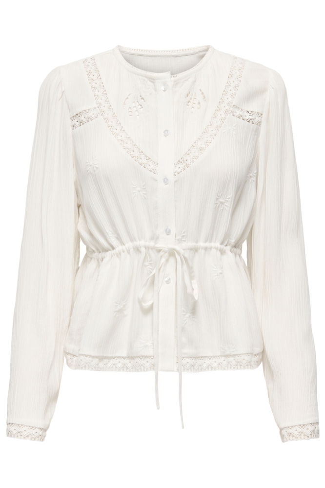 Jacqueline de Yong witte dames blouse | Vooraanzicht