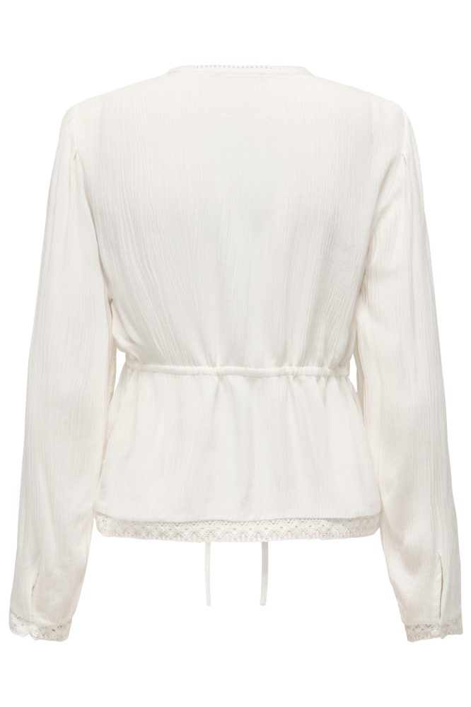 Jacqueline de Yong witte dames blouse | Achteraanzicht