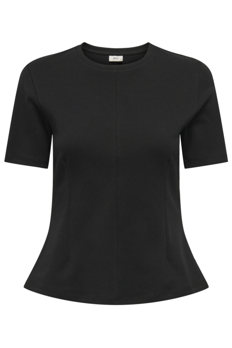 Jacqueline de Yong zwarte dames t-shirt | Vooraanzicht