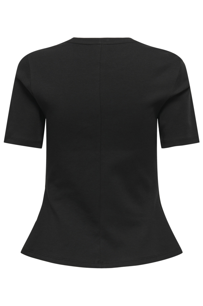 Jacqueline de Yong zwarte dames t-shirt | Achteraanzicht