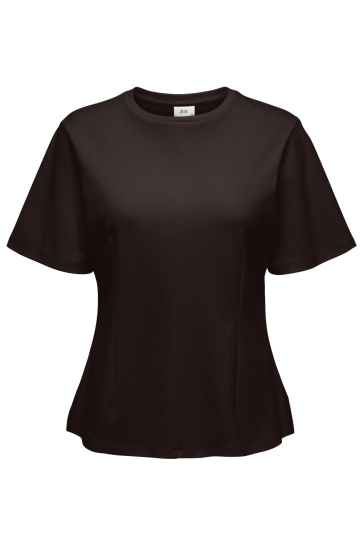 Jacqueline de Yong JDYEVA S/S TOP JRS 15370716 Black Coffee