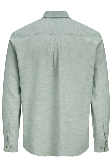 Jack & Jones groene heren overhemd | Achteraanzicht