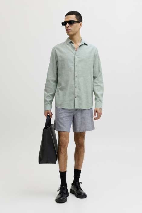 Jack & Jones groene heren overhemd | Model