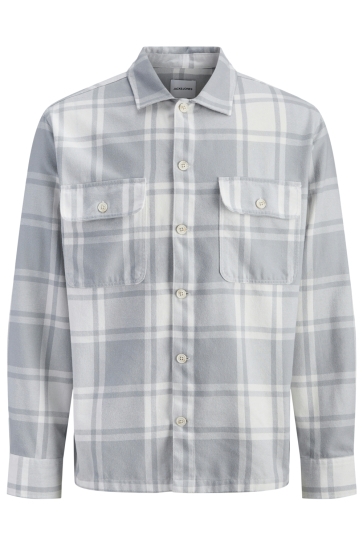 Jack & Jones jjecharge overshirt ls noos Grijs
