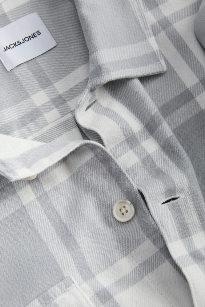 Jack & Jones grijze heren overhemd | Kleurstaal