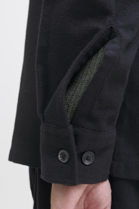 Jack & Jones zwarte heren overhemd | Kleurstaal