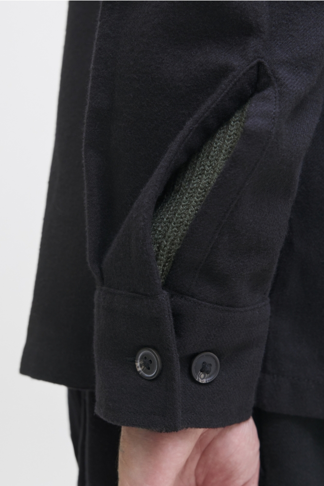 Jack & Jones zwarte heren overhemd | Kleurstaal