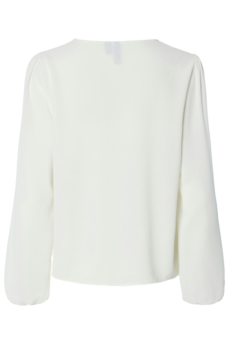 Pieces witte dames blouse | Achteraanzicht