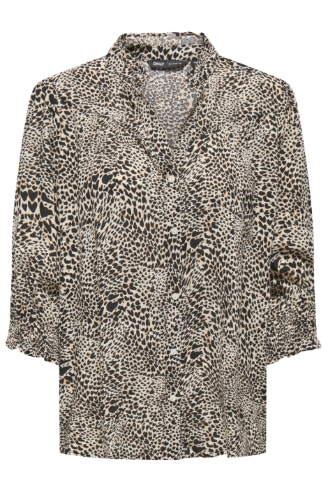 Only beige dames blouse | Vooraanzicht