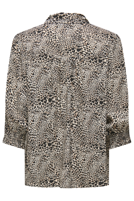 Only beige dames blouse | Achteraanzicht