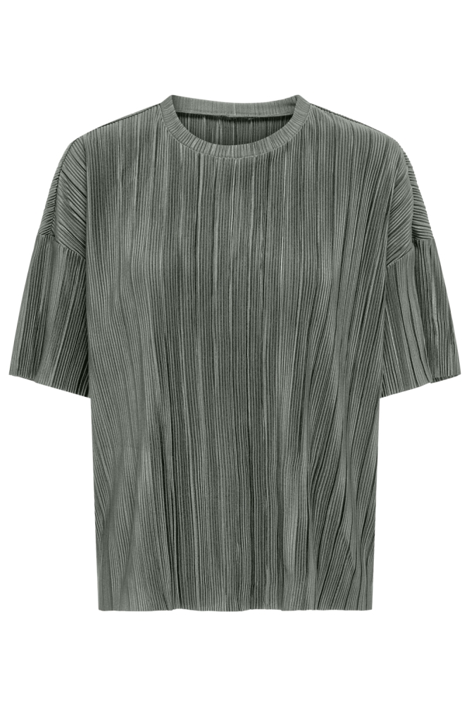 Only groene dames t-shirt | Vooraanzicht