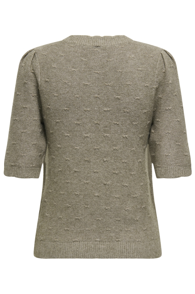 Only groene dames trui | Achteraanzicht