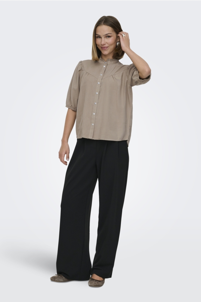 Only taupe dames blouse | Model