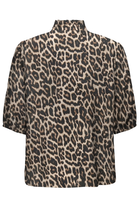 Only camel dames blouse | Achteraanzicht