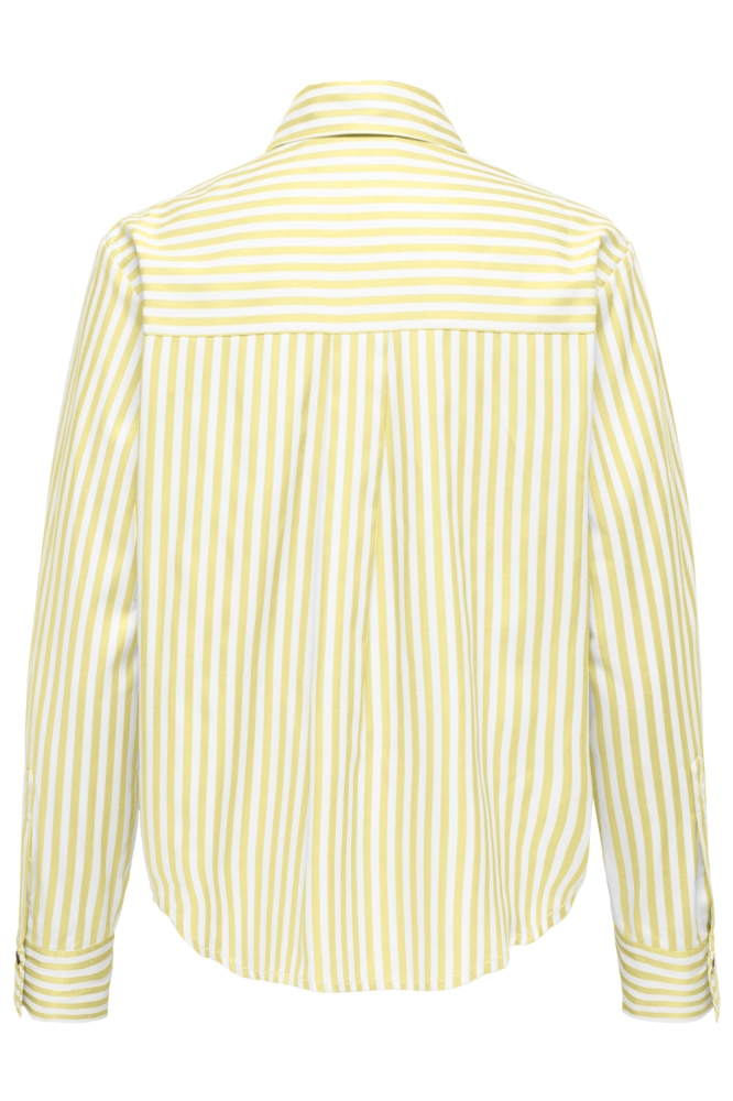 Only gele dames blouse | Achteraanzicht