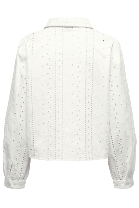 Only witte dames blouse | Achteraanzicht