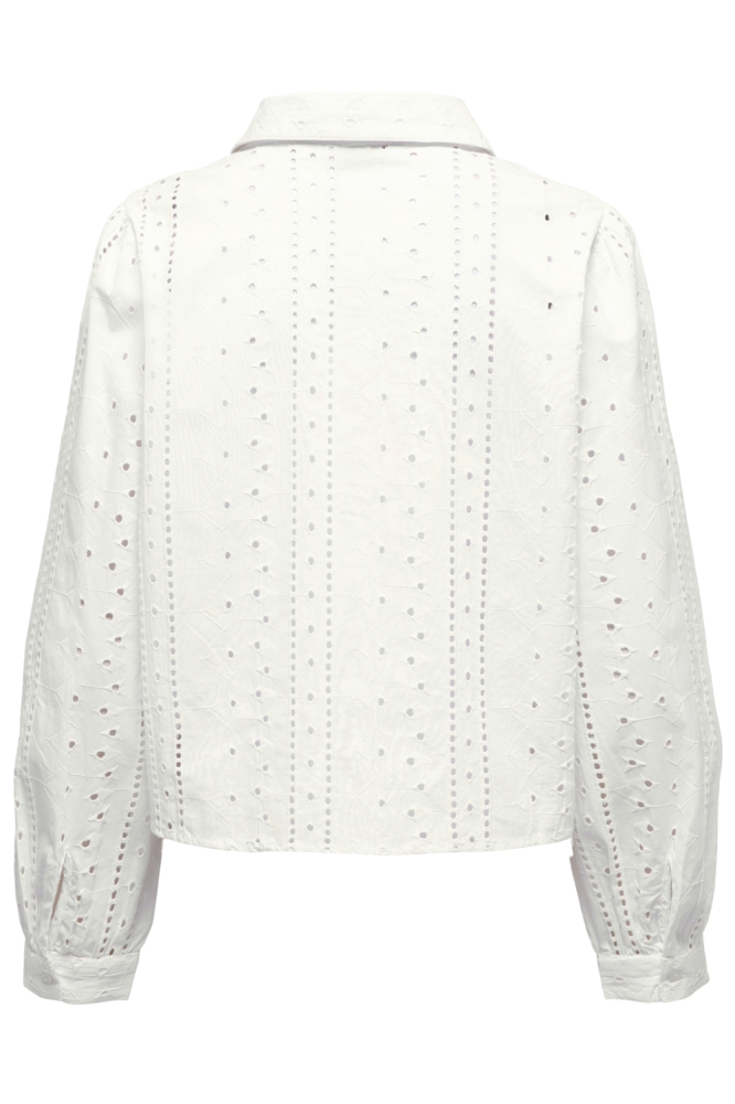 Only witte dames blouse | Achteraanzicht