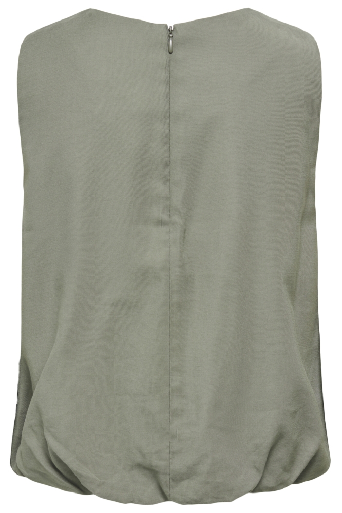Only groene dames top | Achteraanzicht