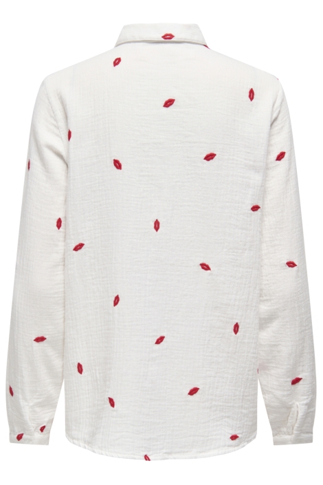 Only witte dames blouse | Achteraanzicht