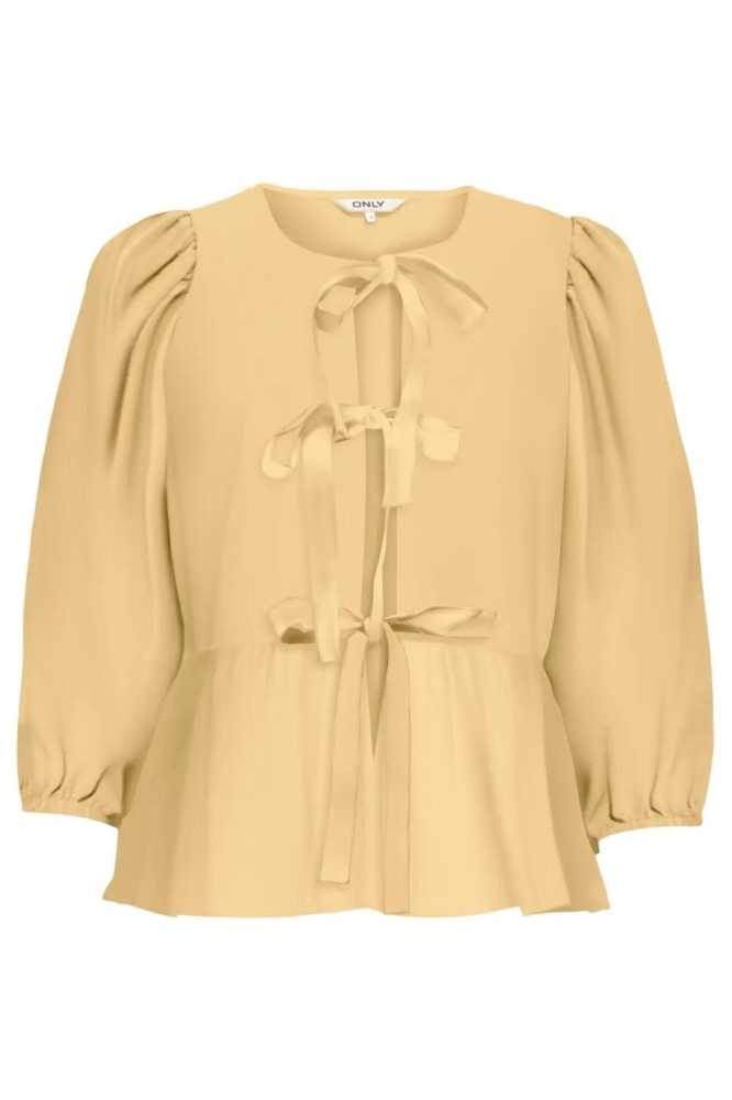 Only gele dames blouse | Vooraanzicht