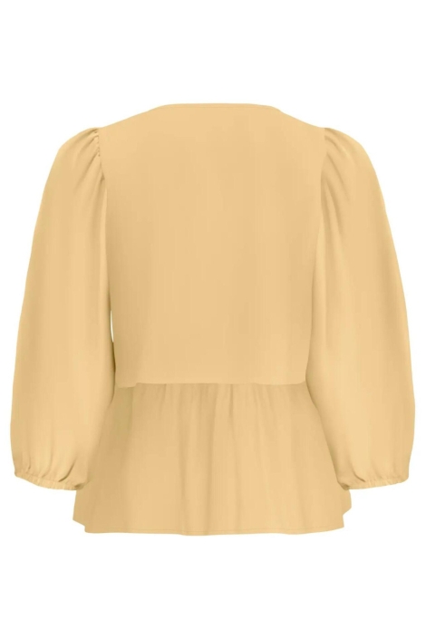 Only gele dames blouse | Achteraanzicht