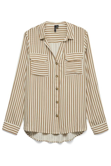 Vero Moda beige dames blouse | Vooraanzicht