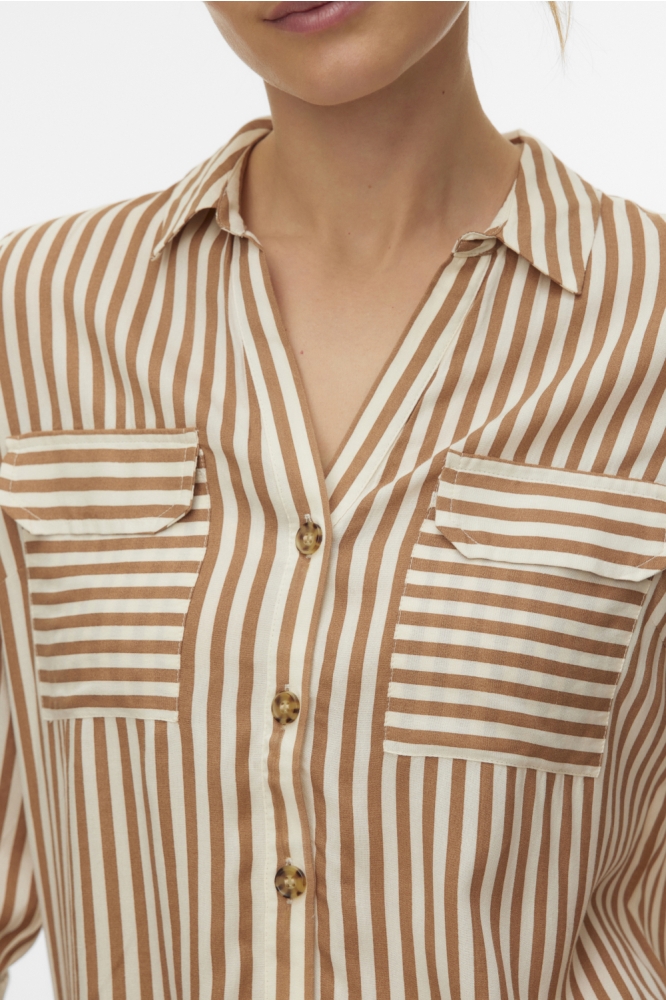 Vero Moda beige dames blouse | Unique Selling Point