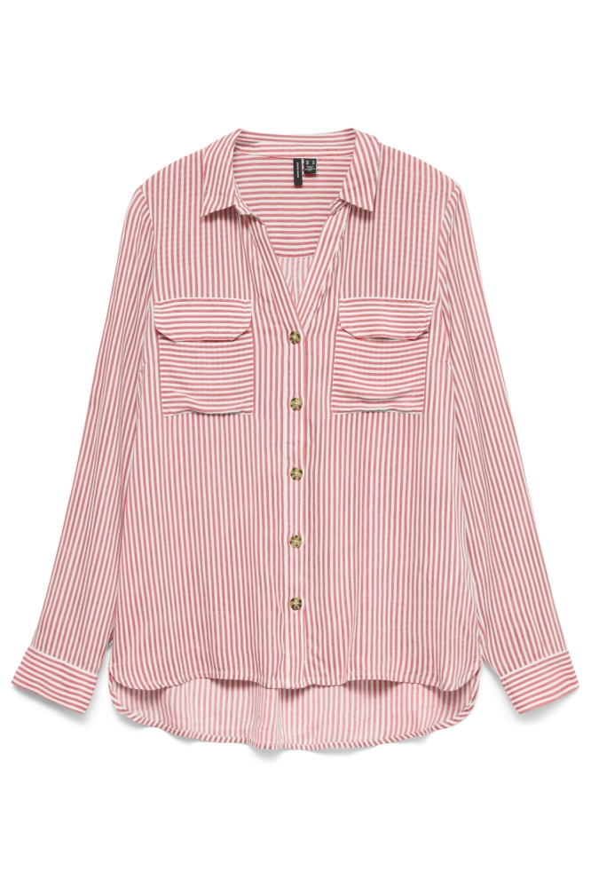 Vero Moda roze dames blouse | Vooraanzicht