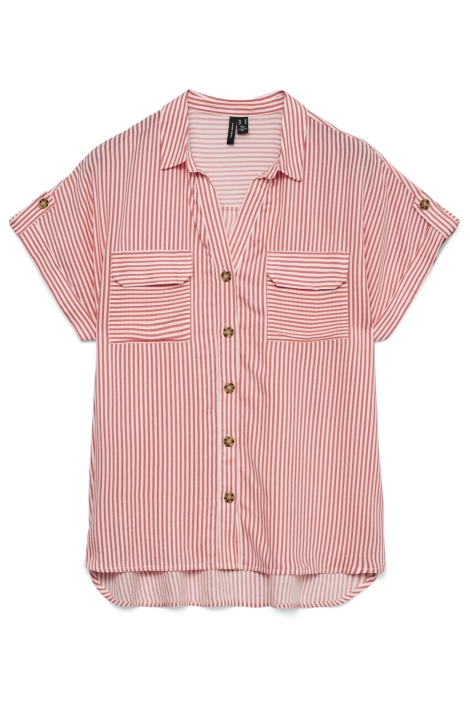Vero Moda rode dames blouse | Vooraanzicht