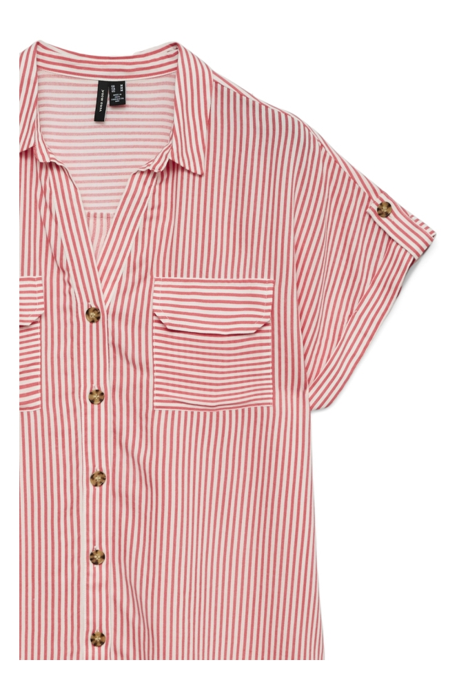 Vero Moda rode dames blouse | Close up