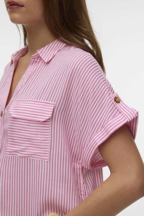 Vero Moda roze dames blouse | Close up