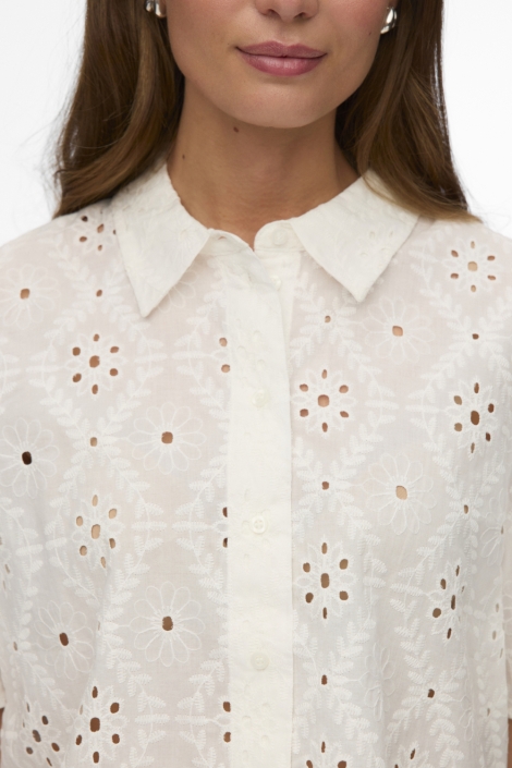 Vero Moda witte dames blouse | Close up