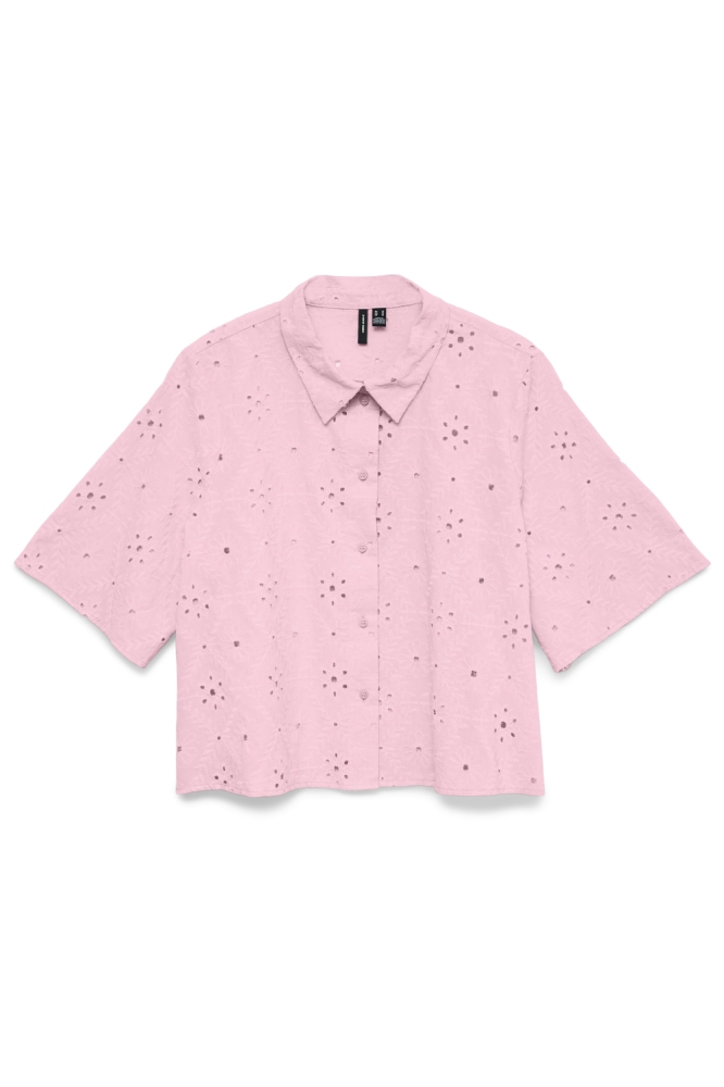 Vero Moda roze dames blouse | Vooraanzicht