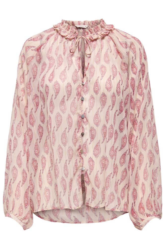 Only beige dames blouse | Vooraanzicht