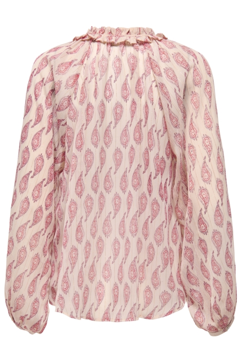 Only beige dames blouse | Achteraanzicht