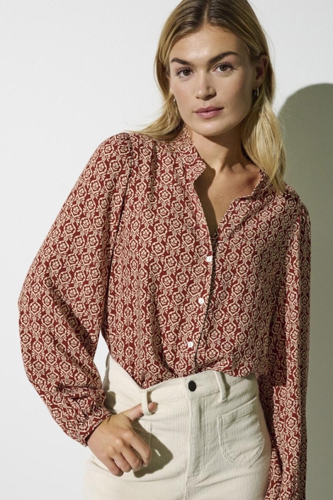 Only bordeaux dames blouse | Model