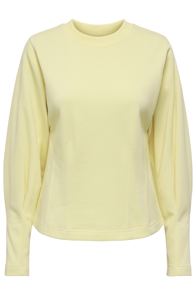 Jacqueline de Yong gele dames sweater | Vooraanzicht