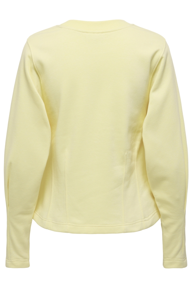 Jacqueline de Yong gele dames sweater | Achteraanzicht