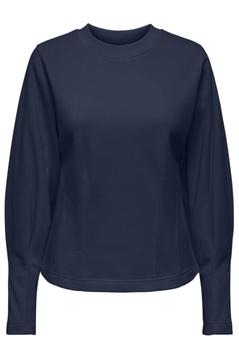 Jacqueline de Yong blauwe dames sweater | Vooraanzicht
