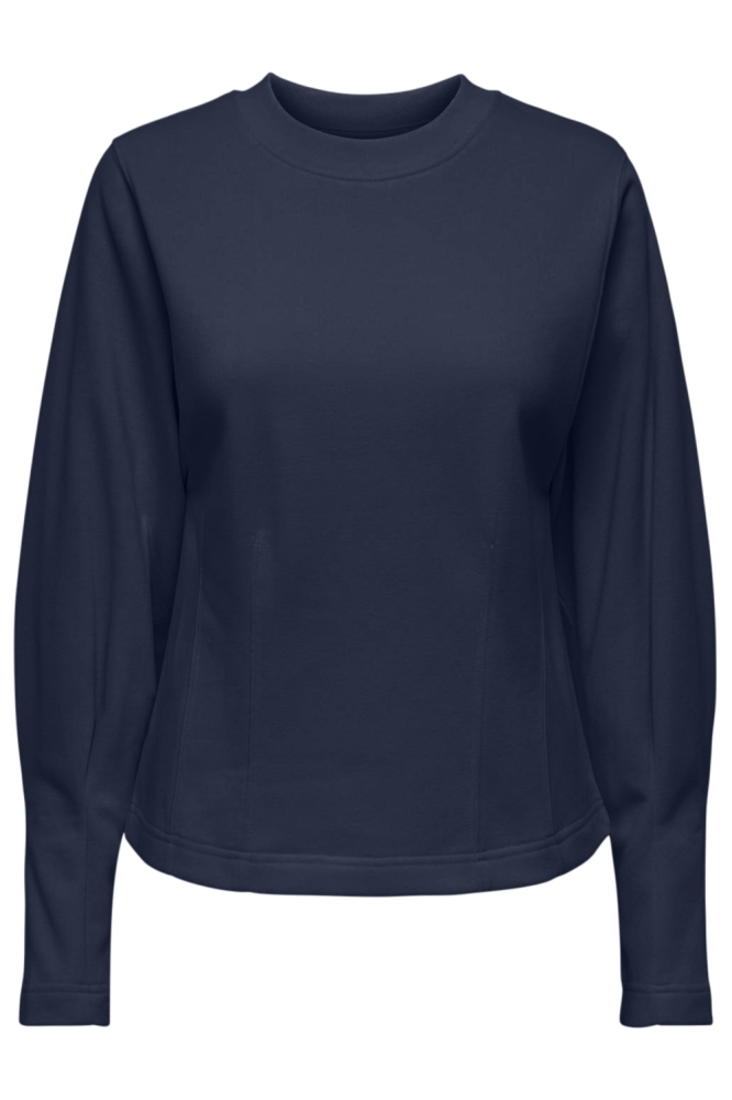 Jacqueline de Yong blauwe dames sweater | Vooraanzicht