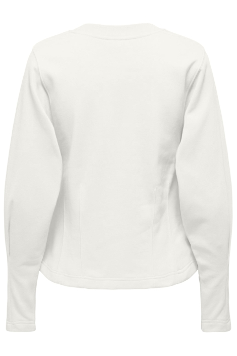 Jacqueline de Yong witte dames sweater | Achteraanzicht