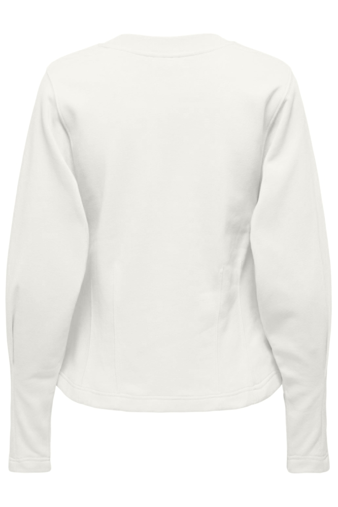 Jacqueline de Yong witte dames sweater | Achteraanzicht