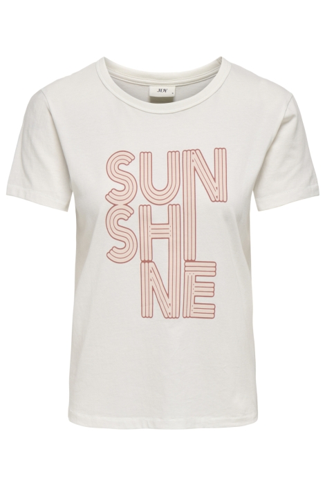 Jacqueline de Yong witte dames t-shirt | Vooraanzicht