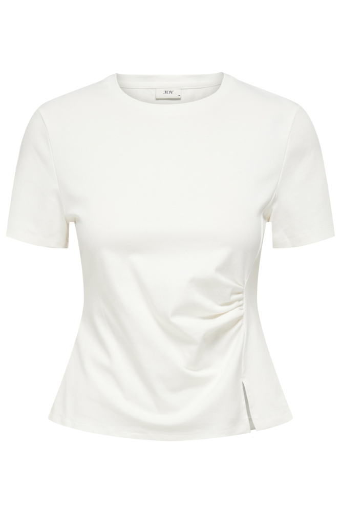 Jacqueline de Yong witte dames t-shirt | Vooraanzicht