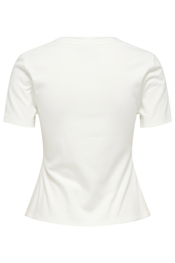 Jacqueline de Yong witte dames t-shirt | Achteraanzicht