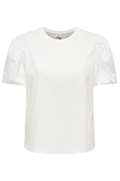 Jacqueline de Yong witte dames t-shirt | Vooraanzicht
