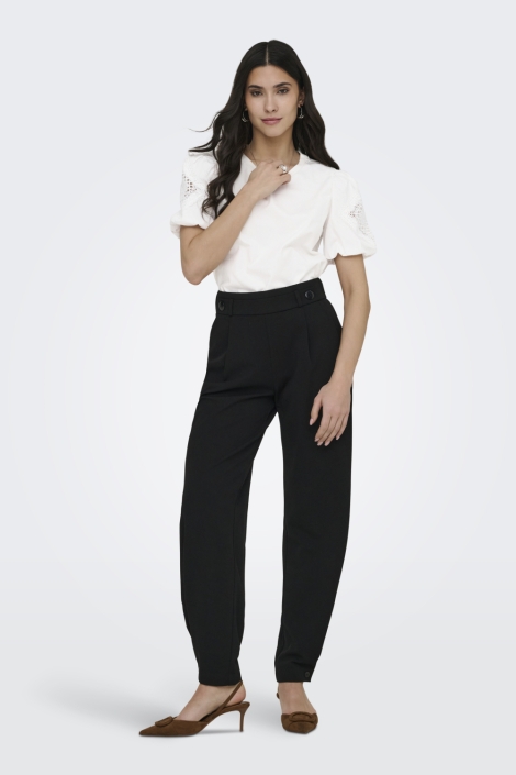 Jacqueline de Yong witte dames t-shirt | Model