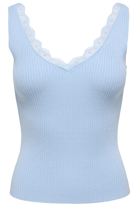 Jacqueline de Yong blauwe dames top | Vooraanzicht