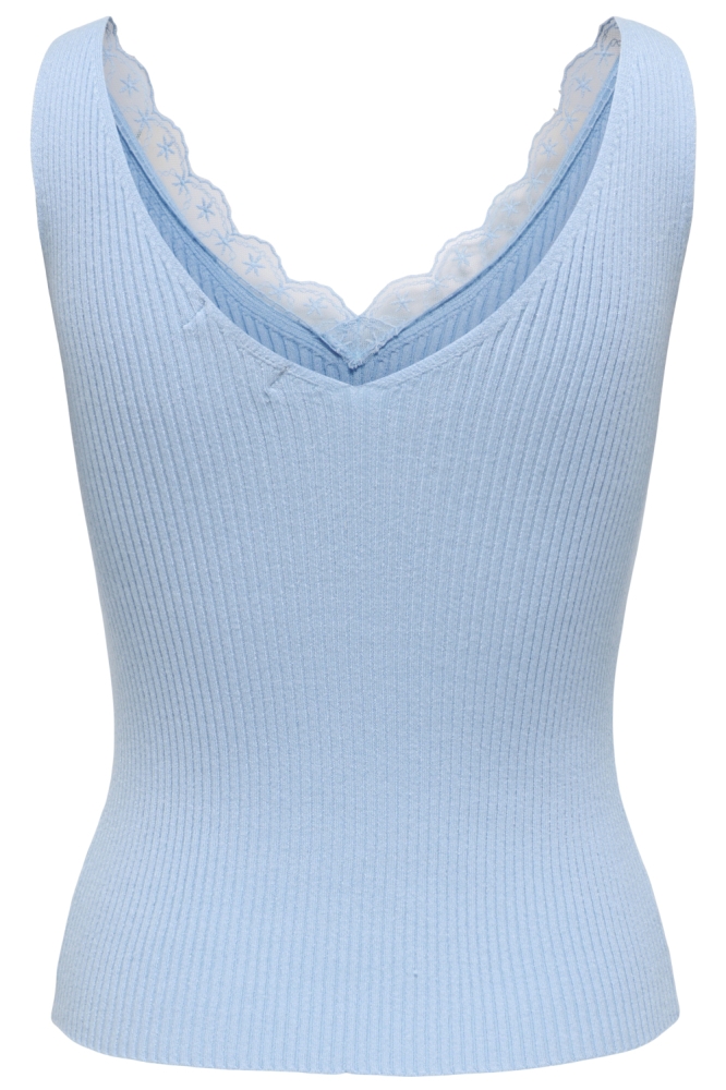 Jacqueline de Yong blauwe dames top | Vooraanzicht